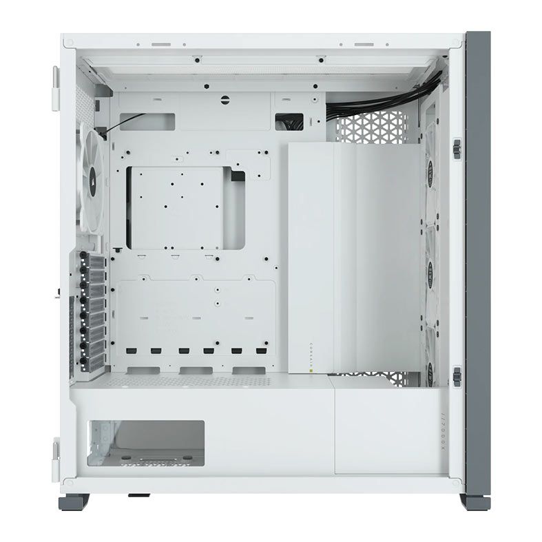Gabinete Gamer Corsair iCUE 7000X, RGB, Full Tower, Lateral de vidro, Com 4 Fans, Branco, CC-9011227-WW