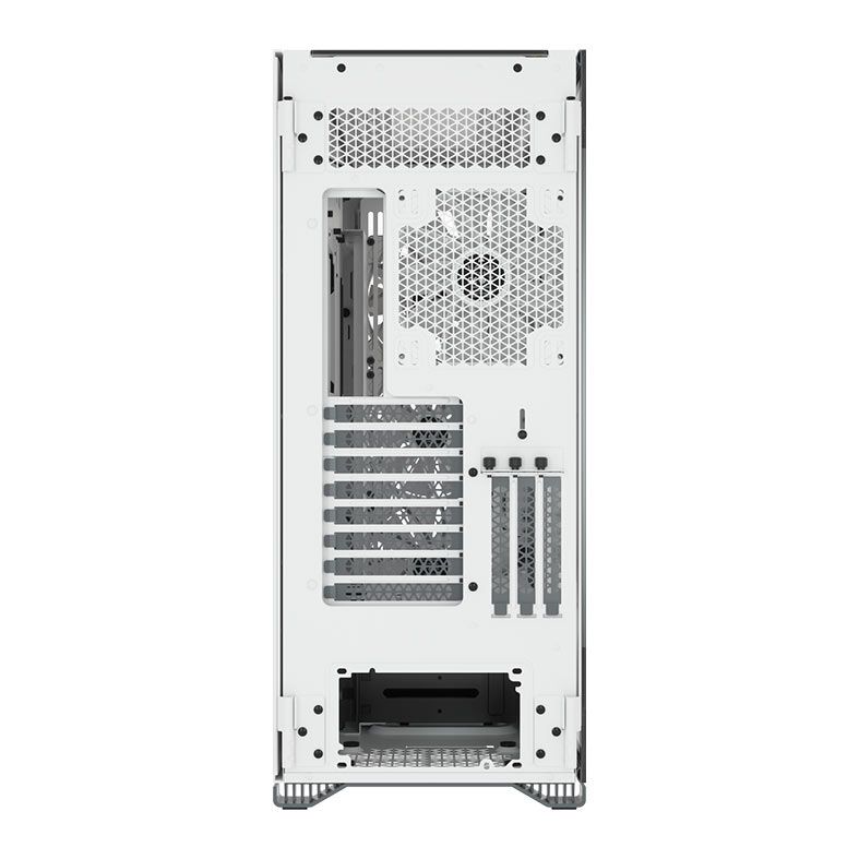 Gabinete Gamer Corsair iCUE 7000X, RGB, Full Tower, Lateral de vidro, Com 4 Fans, Branco, CC-9011227-WW