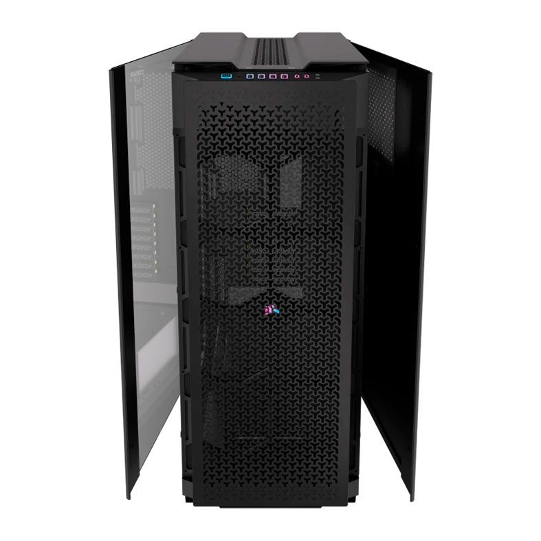 Gabinete Gamer Corsair 9000D Airflow, RGB, Full-Tower, Lateral de Vidro, Preto, CC-9011273-WW