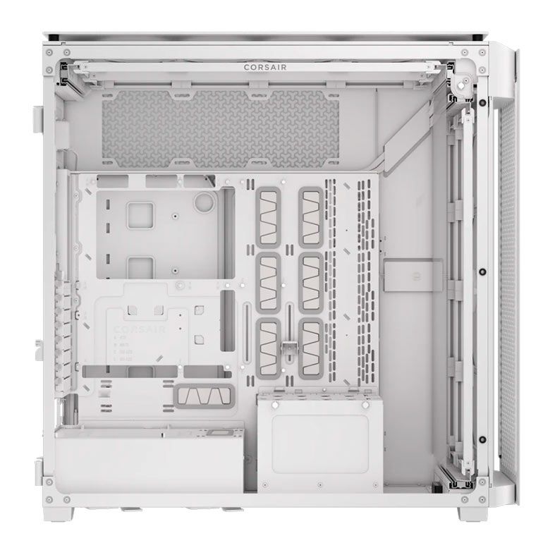 Gabinete Gamer Corsair 9000D Airflow, RGB, Full-Tower, Lateral de Vidro, Branco, CC-9011274-WW