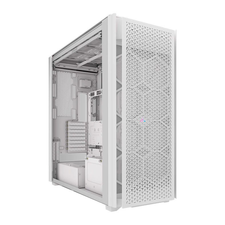 Gabinete Gamer Corsair 9000D Airflow, RGB, Full-Tower, Lateral de Vidro, Branco, CC-9011274-WW
