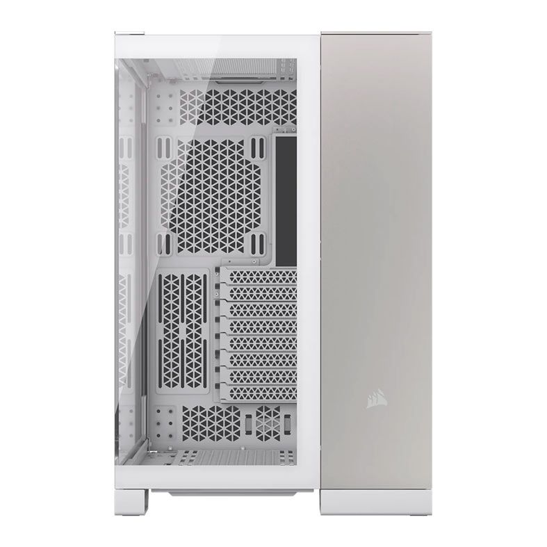 Gabinete Gamer Corsair 6500X, Mid-Tower, Lateral de Vidro, Branco e Cinza, CC-9011285-WW