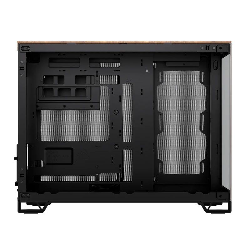 Gabinete Gamer Corsair 2500X, Mid-Tower, Lateral de Vidro, Preto/Madeira de Nogueira, CC-9011286-WW