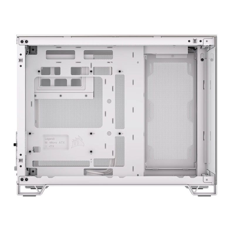 Gabinete Gamer Corsair 2500X, Mid-Tower, Lateral de Vidro, Branco e Cinza, CC-9011289-WW