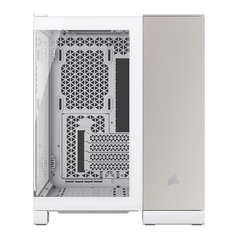 Gabinete Gamer Corsair 2500X, Mid-Tower, Lateral de Vidro, Branco e Cinza, CC-9011289-WW