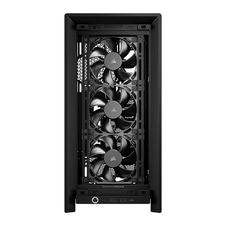 Gabinete Gamer Corsair Frame 4000D RS, Mid-Tower, Lateral de Vidro, Com 3 Fans, Preto, CC-9011312-WW