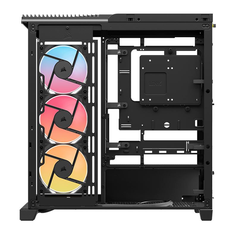Gabinete Gamer Corsair Frame 4500X RS-R, ARGB, Mid-Tower, Lateral de Vidro, Preto, CC-9011314-WW