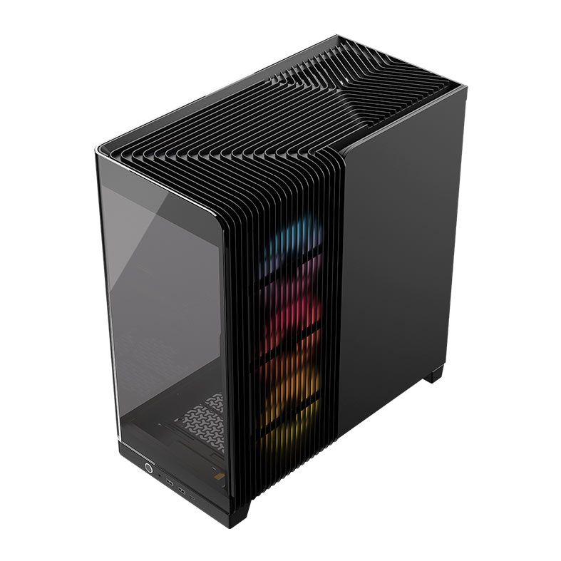 Gabinete Gamer Corsair Frame 4500X RS-R, ARGB, Mid-Tower, Lateral de Vidro, Preto, CC-9011314-WW