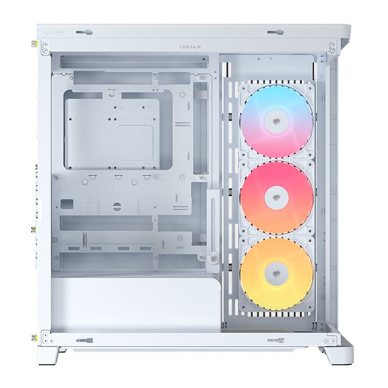 Gabinete Gamer Corsair Frame 4500X RS-R, ARGB, Mid-Tower, Lateral de Vidro, Branco, CC-9011315-WW