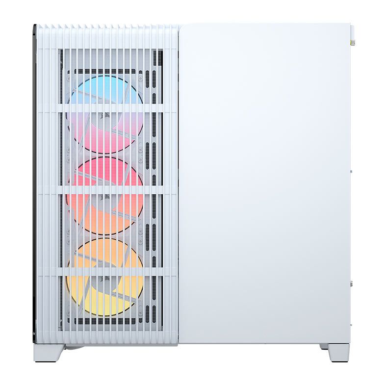 Gabinete Gamer Corsair Frame 4500X RS-R, ARGB, Mid-Tower, Lateral de Vidro, Branco, CC-9011315-WW