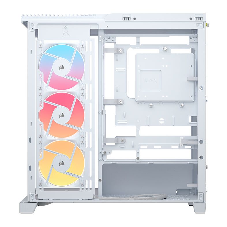Gabinete Gamer Corsair Frame 4500X RS-R, ARGB, Mid-Tower, Lateral de Vidro, Branco, CC-9011315-WW
