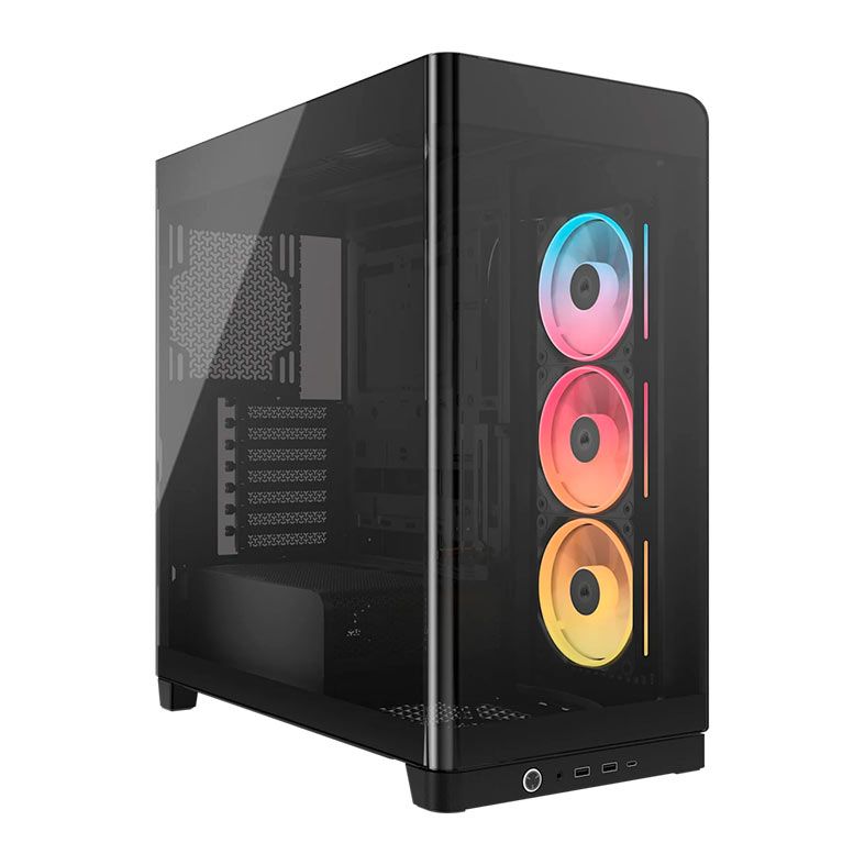 Gabinete Gamer Corsair Frame 4500X LX R, RGB, Mid-Tower, Lateral de Vidro, Preto, CC-9011316-WW