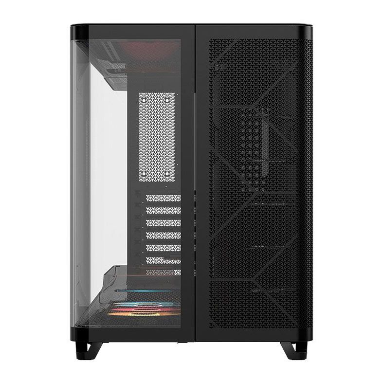 Gabinete Gamer Corsair AIR 5400 RS-R, ARGB, Mid-Tower, Lateral de Vidro, Com 3 Fans, Preto, CC-9011318-WW