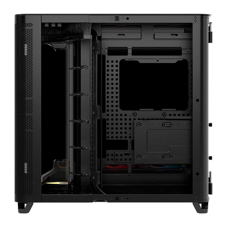 Gabinete Gamer Corsair AIR 5400 RS-R, ARGB, Mid-Tower, Lateral de Vidro, Com 3 Fans, Preto, CC-9011318-WW