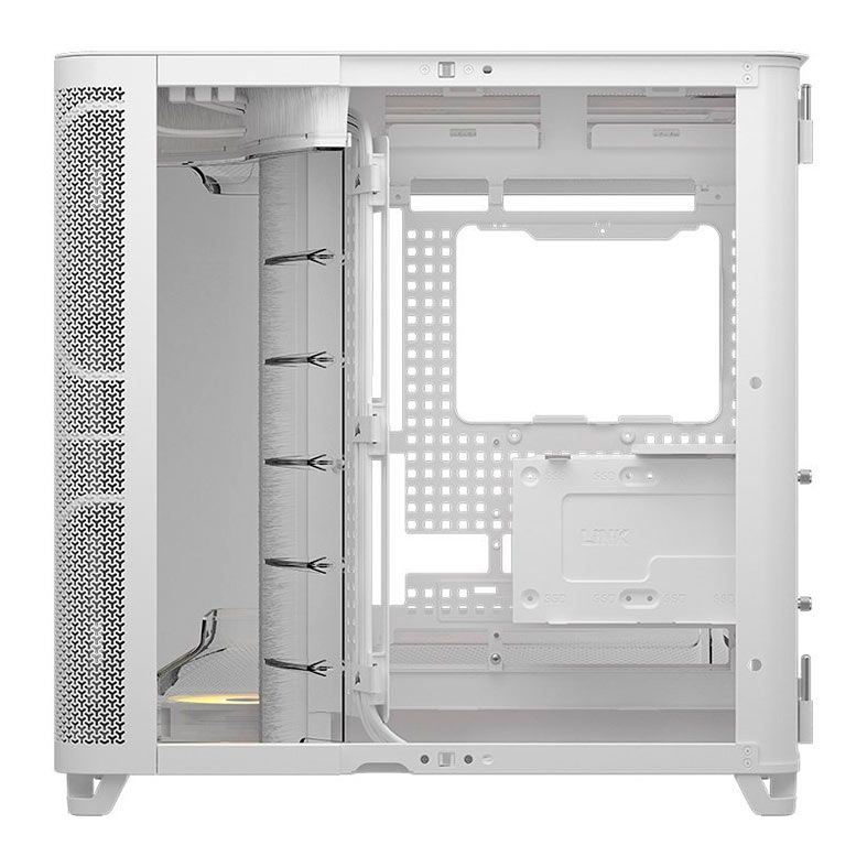 Gabinete Gamer Corsair AIR 5400 RS-R, ARGB, Mid-Tower, Lateral de Vidro, Com 3 Fans, Branco, CC-9011319-WW