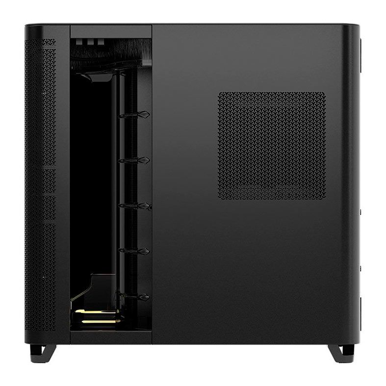 Gabinete Gamer Corsair AIR 5400 LX-R Icue Link, RGB, Mid-Tower, Lateral de Vidro, Com 3 Fans, Preto, CC-9011320-WW