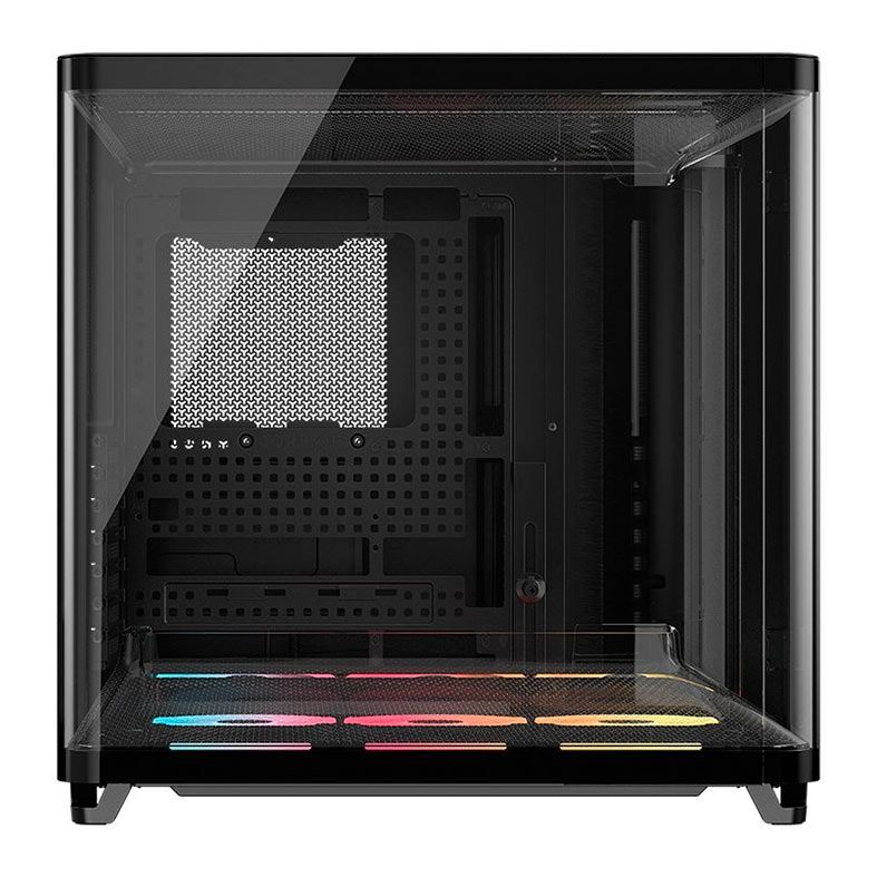 Gabinete Gamer Corsair AIR 5400 LX-R Icue Link, RGB, Mid-Tower, Lateral de Vidro, Com 3 Fans, Preto, CC-9011320-WW
