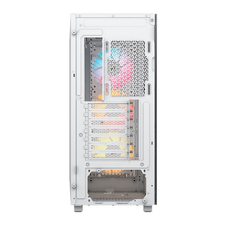 Gabinete Gamer Corsair 3200D RS, ARGB, Mid-Tower, Lateral de Vidro, Com 3 Fans, Branco, CC-9011345-WW