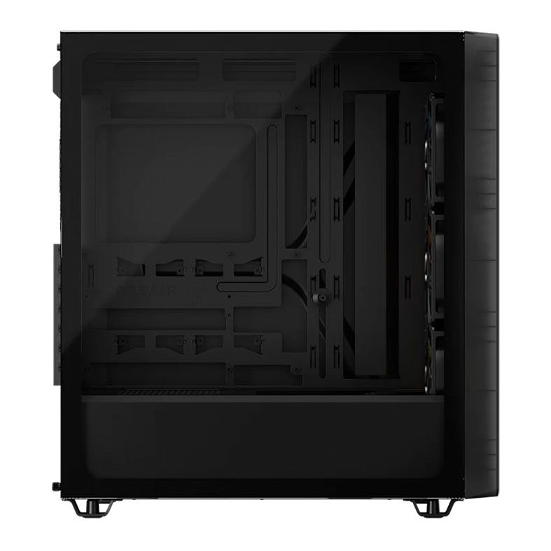 Gabinete Gamer Corsair 3200D RS, ARGB, Mid-Tower, Lateral de Vidro, Com 3 Fans, Fume, CC-9011346-WW