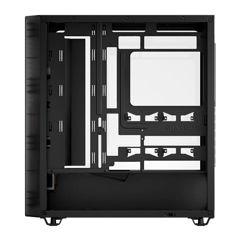 Gabinete Gamer Corsair 3200D RS, ARGB, Mid-Tower, Lateral de Vidro, Com 3 Fans, Fume, CC-9011346-WW