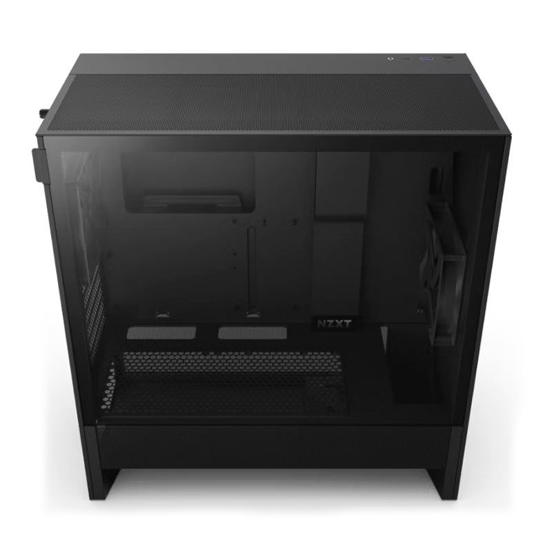 Gabinete Gamer NZXT H5 Flow, Mid-Tower, Lateral de Vidro, Com 2 Fans, Preto, CC-H52FB-01