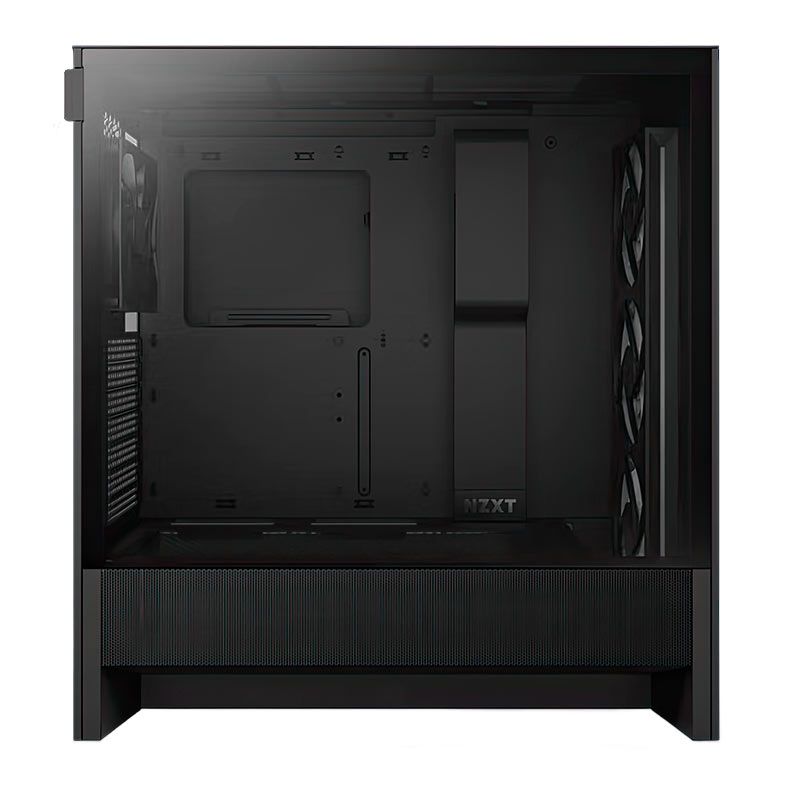 Gabinete Gamer NZXT H5 Flow, RGB, Mid-Tower, Lateral de Vidro, Com 4 Fans, Preto, CC-H52FB-R1