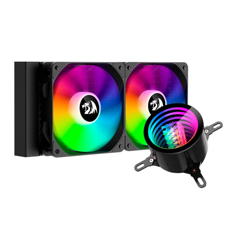 Water Cooler Redragon CCW-3011, ARGB, 240mm, Preto, CCW-3011