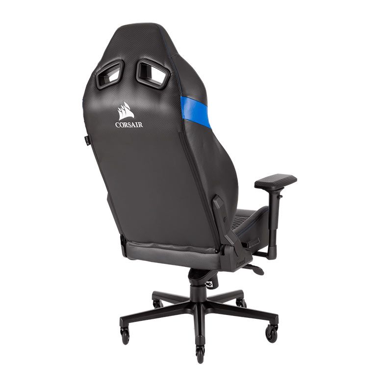 Cadeira Gamer Corsair T2 Road Warrior Preta/Azul, CF-9010009-WW