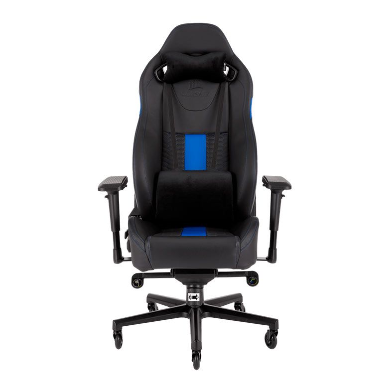 Cadeira Gamer Corsair T2 Road Warrior Preta/Azul, CF-9010009-WW
