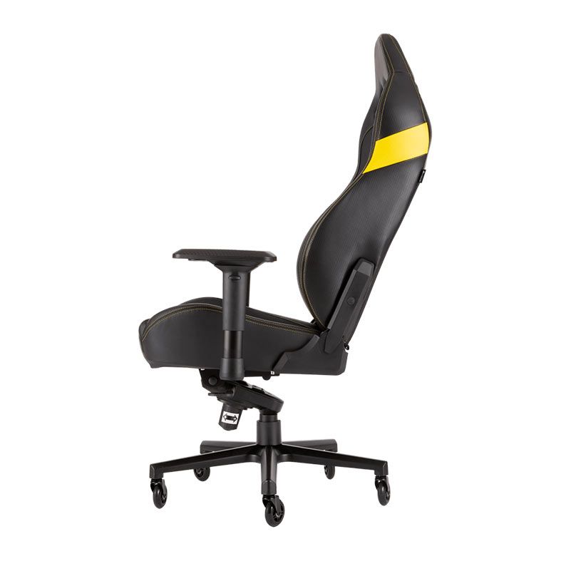 Cadeira Gamer Corsair T2 Road Warrior Preta/Amarela, CF-9010010-WW