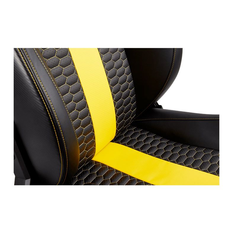 Cadeira Gamer Corsair T2 Road Warrior Preta/Amarela, CF-9010010-WW