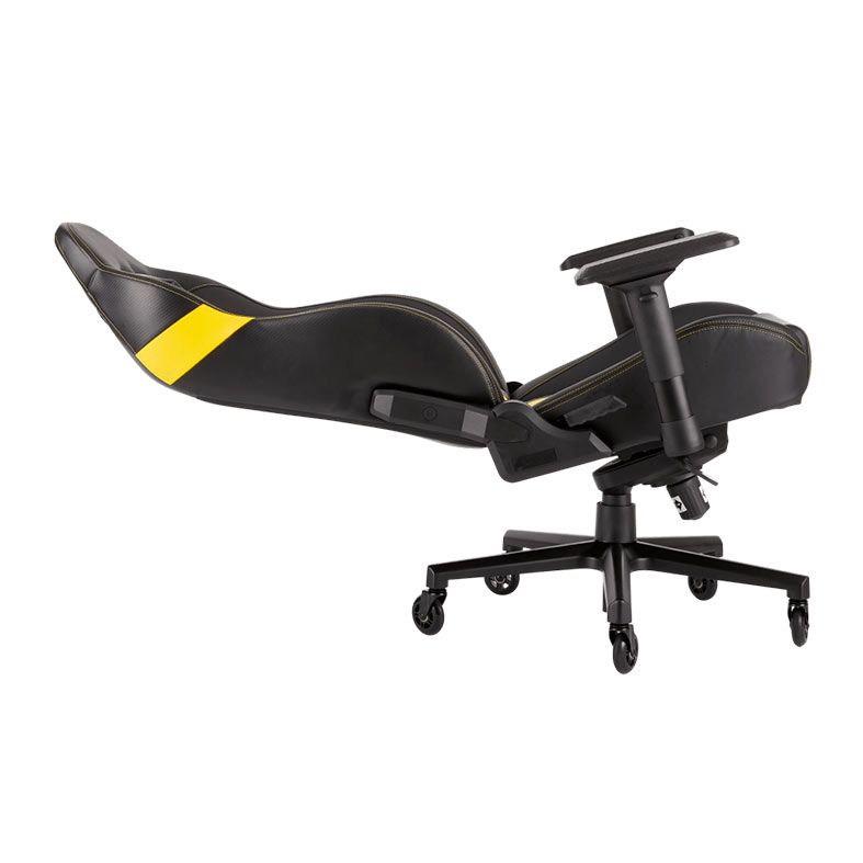 Cadeira Gamer Corsair T2 Road Warrior Preta/Amarela, CF-9010010-WW