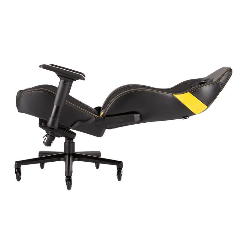 Cadeira Gamer Corsair T2 Road Warrior Preta/Amarela, CF-9010010-WW