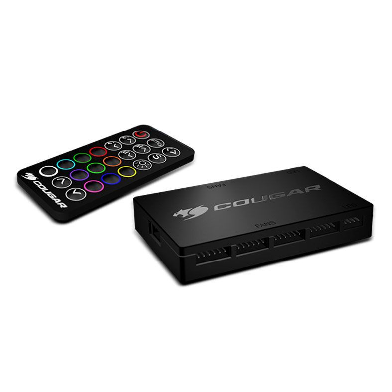 Kit Ventoinhas Cougar Vortex RGB HPB 3x120mm, CF-V12SET-RGB