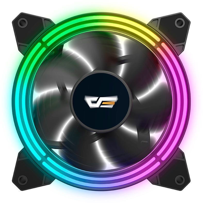 Kit Ventoinhas Aigo DarkFlash CF11 Pro 3in1 ARGB 3x120mm, Com Controladora, CF11-PRO-3IN1-ARGB