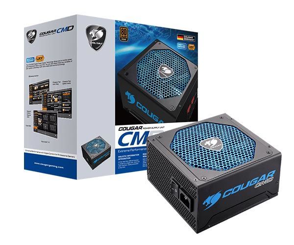 Fonte Cougar CMD 500W Digital Modular 80Plus Bronze, CGR BD-500
