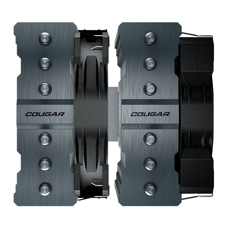 Cooler Para Processador Cougar Forza 135 Dual Fan, 120mm e 140mm, Preto, CGR-FZA-135