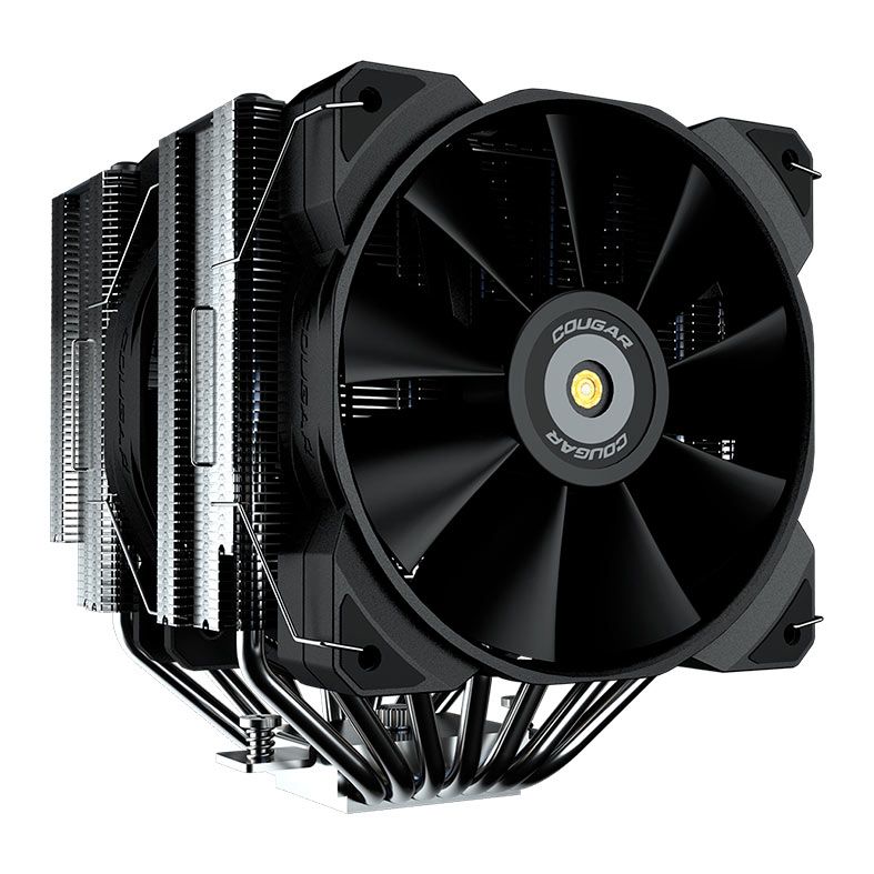Cooler Para Processador Cougar Forza 135 Dual Fan, 120mm e 140mm, Preto, CGR-FZA-135