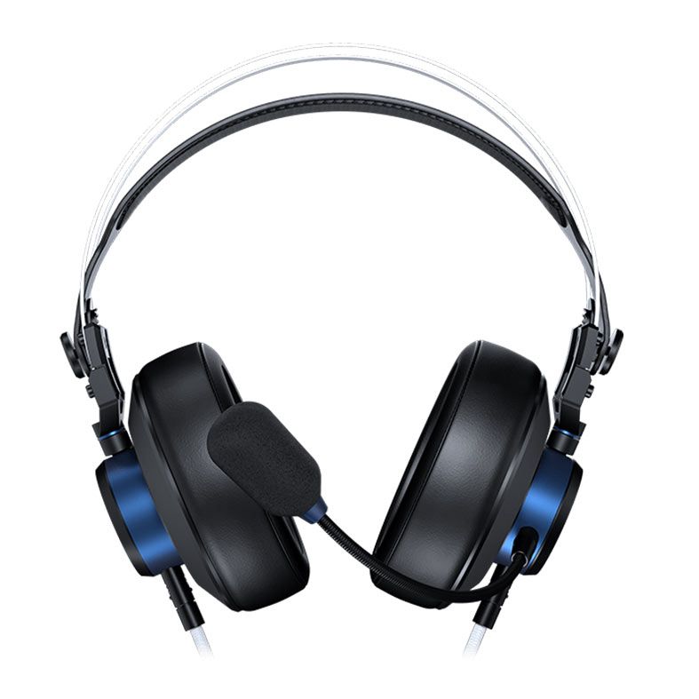 Headset Gamer Cougar VM410 PS, Drivers 53mm, Preto e Azul, CGR-P53S-550