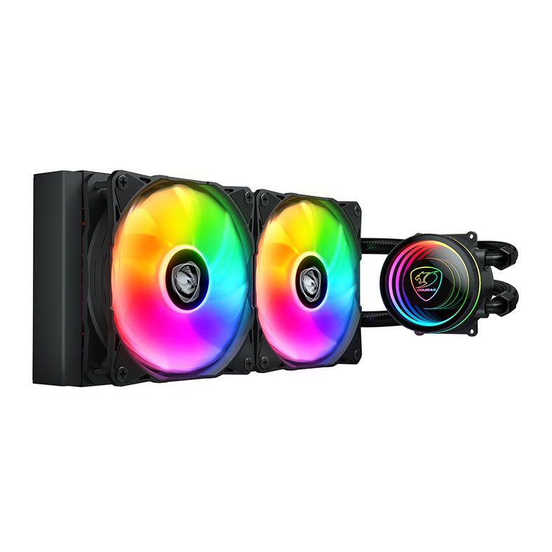 Water Cooler Cougar Poseidon Elite ARGB 240, 240mm, Preto, CGR-PSDELRGB-B-240