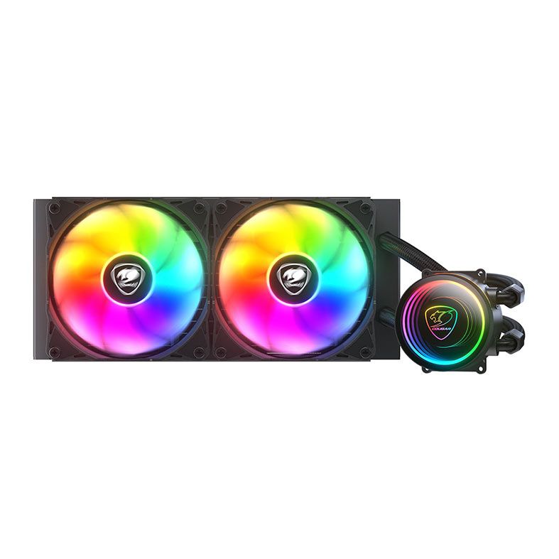 Water Cooler Cougar Poseidon Elite ARGB 240, 240mm, Preto, CGR-PSDELRGB-B-240