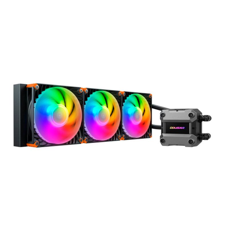 Water Cooler Cougar Poseidon Ultra 360, ARGB, 360mm, Preto, CGR-PSDUTRGB-B-360