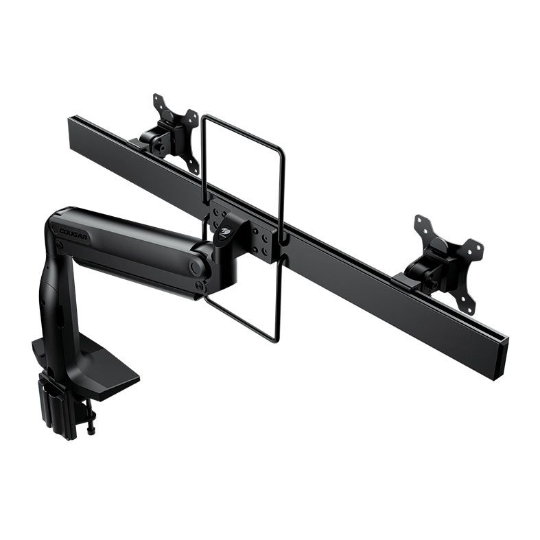 Suporte Articulado Para 2 Monitores Cougar DUO35, Ate 35 Pol, Preto, CGR-SDA-SB-01