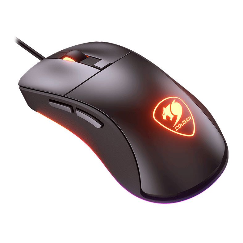 Mouse Gamer Cougar Surpassion ST, RGB, 3200DPI, 6 Botoes, Preto, CGR-SURPASSION-ST