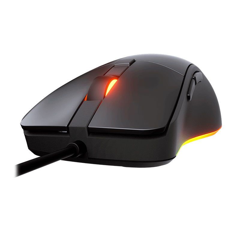 Mouse Gamer Cougar Surpassion ST, RGB, 3200DPI, 6 Botoes, Preto, CGR-SURPASSION-ST