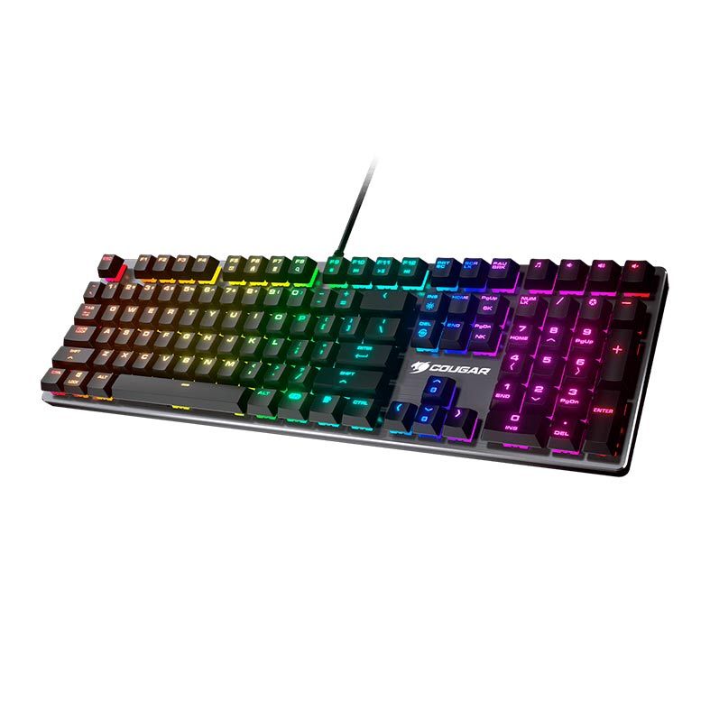 Teclado Mecanico Cougar Vantar MX RGB Switch Vermelho ABNT2, CGR-VANTAR-MX-1