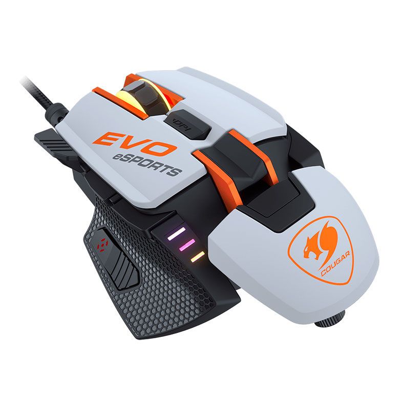 Mouse Gamer Cougar 700M EVO RGB 16000Dpi Branco, CGR-WOMW-700M-EVO