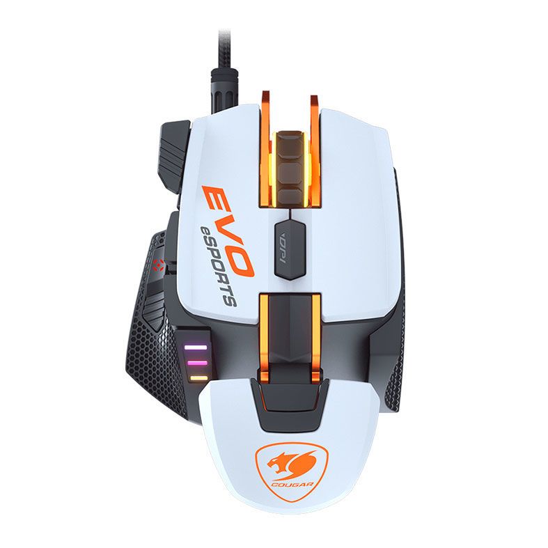 Mouse Gamer Cougar 700M EVO RGB 16000Dpi Branco, CGR-WOMW-700M-EVO