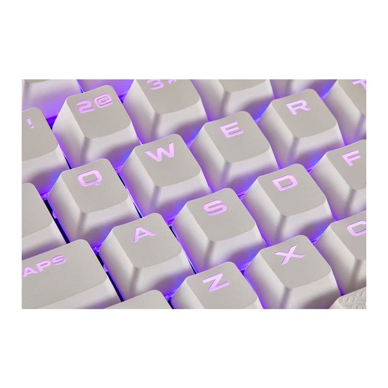Conjunto Completo de Teclas Corsair Pbt Double-Shot Branco, CH-9000234-WW