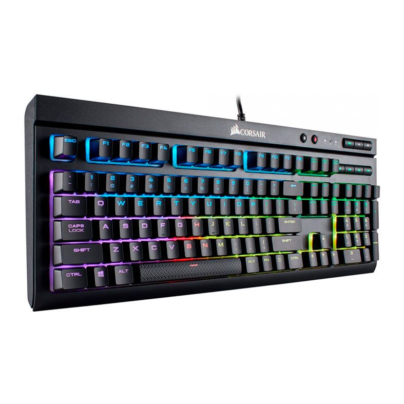 Teclado Mecanico Corsair K68 RGB Switch Cherry MX Red ABNT2, CH-9102010-BR